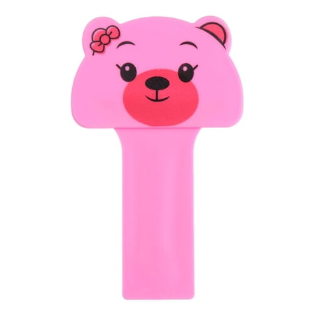 Cartoon Style Toilet Seat Cover Not Dirty Hands Cute Bear Bathroom Supplies Toilet Lid Lifter Toilet Stickers Opening Tool PINK