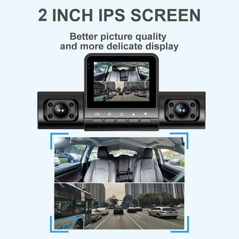 JGJJUGN 4 Channel Dash Cam 1080P Dash Camera for Cars