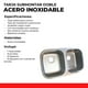 thumbnail image 2 of Tarja Doble de Submontar CNX para Cocina Acero Inoxidable, 2 of 4