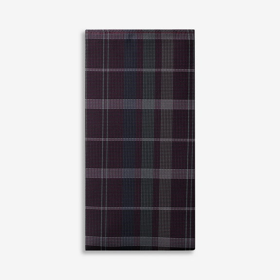 Plumtastic Plaid Pocket Square