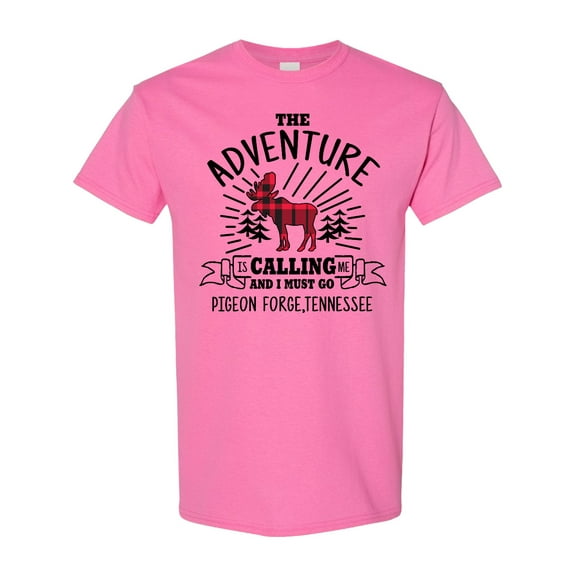 Inktastic Pigeon Forge Tennessee the Adventure is Calling and I Must Go T-Shirt