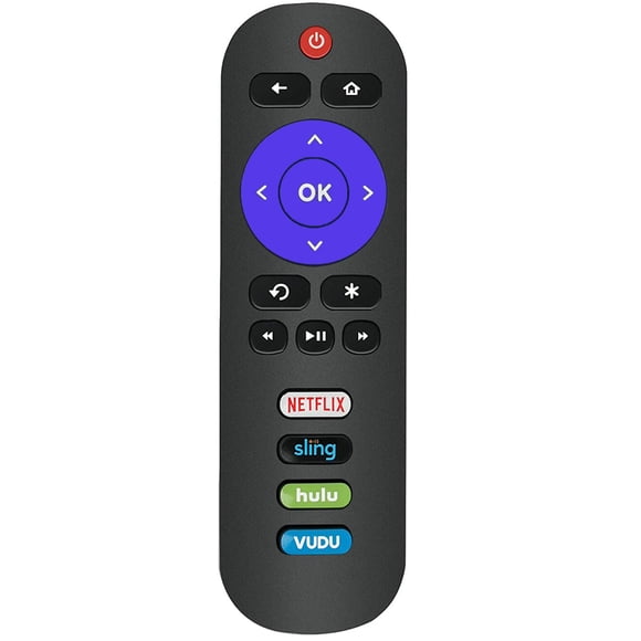 Mando a distancia de repuesto para televisor TCL/Roku RC280 con botón de control de volumen