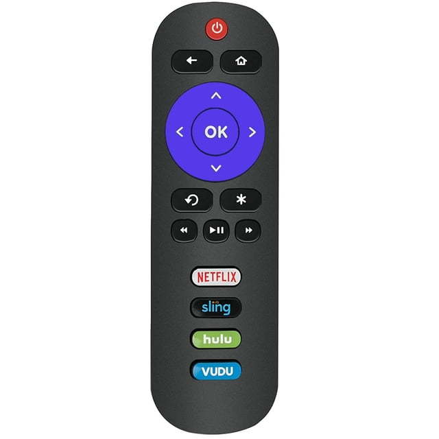 Mando a distancia de repuesto para televisor TCL/Roku RC280 con botón de control de volumen