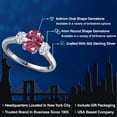 thumbnail image 2 of Gem Stone King 1.71 Ct Oval Red Zirconia 925 Sterling Silver Ring, 2 of 6