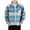 C Blue, variant on NAISIBABY Boys Button-Up Shirt(3-9T), Fashion Checked Long Sleeve with Pocket Fall Causal Lapel Tops Mint Green 8T