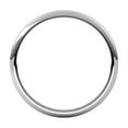 thumbnail image 2 of Platinum Half Round 1.5mm Half Round Band Size 4.5 Ring for Women and Men - 1.8 Grams, 2 of 2