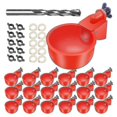 thumbnail image 1 of 16 Pack Automatic Chicken Waterer S Poultry Waterers Poultry Water Feeder Chicken Water S Wit, 1 of 5