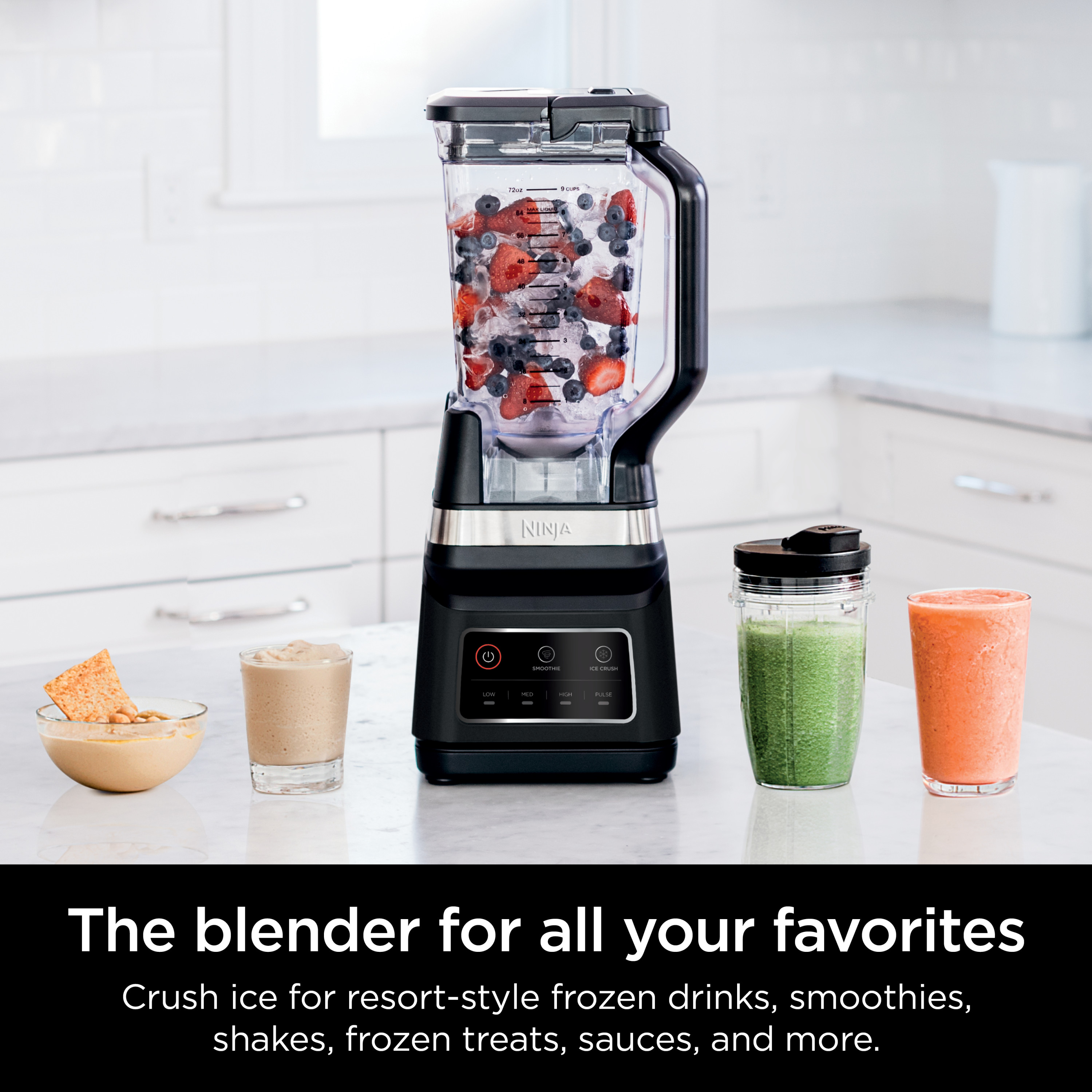 Ninja® Professional Plus Blender with Auto-iQ® and 72-oz.* Total Crushing Pitcher & Lid, BN700 - image 3 of 8
