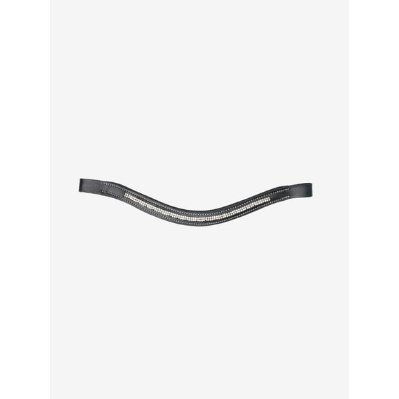 LeMieux Hobby Horse Sparkle Browband - Black Leather - Suitable for Ages 3 