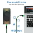 thumbnail image 7 of USB C Charger Block, 2 Pack 20W PD Charger Block with USB C to C Cable 6ft, Type C Charging Block Wall Charger Plug USB C Brick Cube Fast Charging Station Compatible for Samsung, Android, Green, 7 of 7