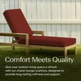 thumbnail image 2 of Textured Solid Henna Chaise Lounge Cushion, 2 of 8