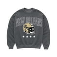 thumbnail image 5 of Women's Gameday Couture Charcoal New Orleans Saints Oversized Rising Stars Premium Fleece Drop Shoulder Sweatshirt, 5 of 5