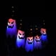 thumbnail image 3 of Sombrero de bruja de hadas LED para decoración de Halloween, accesorios de terror para jardín, sombrero de fantasma de mago brillante, linterna para Festival, decoración de fiesta, 3 of 4