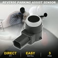 thumbnail image 2 of Sensor de Asistencia de Estacionamiento Inverso Unique Bargains para Buick Lucerne 2006-2008 No.25961313, 2 of 7