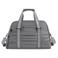 thumbnail image 3 of Bolsa de viaje deportiva, bolso cruzado con compartimento para zapatos de golf Gris, 3 of 9