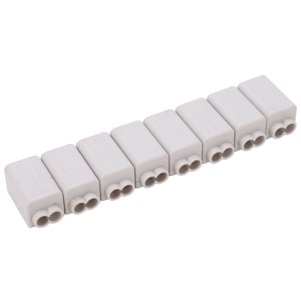 Conector tipo T, conector de cable de 8 piezas, terminal de empalme en T, conector T altamente versátil