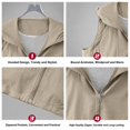 thumbnail image 5 of Hooded Vest for Women Sleeveless Zip up Lightweight Breathable Shirts with Pocket, Flattering Fit Layering Vest QURATI, 5 of 6
