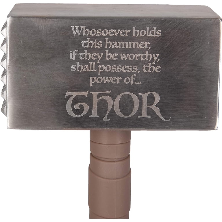 Martello Per Carne Mjolnir Di Thor Marvel – Replica In Acciaio, Ufficiale, Per Grigliate E Collezionisti