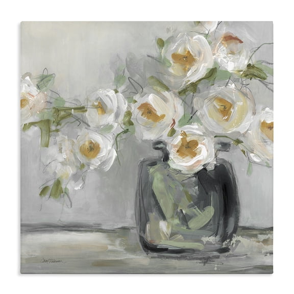 Stupell Industries Shabby Chic Abstract Blooms Ikebana Bouquet Canvas Art, 24 x 24, by Carol Robinson