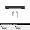 thumbnail image 6 of Miseno Mcptp1300 Henshaw 3" Center To Center Handle Cabinet Pull - Bronze, 6 of 7