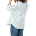 thumbnail image 4 of Joules Women's Amilla Drop Shoulder Button Down Shirt, Chalk Blue, 12/Large, 4 of 5