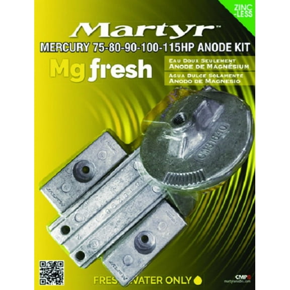 Martyr Magnesium Anode Kit for Mercury 75-115HP Engines