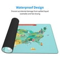 thumbnail image 4 of Balery Usa Tourist Map Mouse Pad ,15.8x29.5 In Large Gaming Mouse Pad Desk Mat Long Non-Slip Rubber Stitched Edges,Waterproof Mousepad Desk Mat For Gamer Office Home, 4 of 9