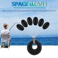 thumbnail image 2 of 60pcs 10 Group Set Silicone Space Beans Stopper Fishing Bait Float (Black), 2 of 8