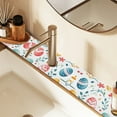 thumbnail image 2 of Yayeee Faucet Mat for Kitchen Sink 30" Diatomite Long Splash Guard Pad, Cute Easter Eggs, 2 Pack, 2 of 7