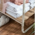 thumbnail image 2 of Linon Athania Clothing Rack Hall Tree, Tall, White, 2 of 8