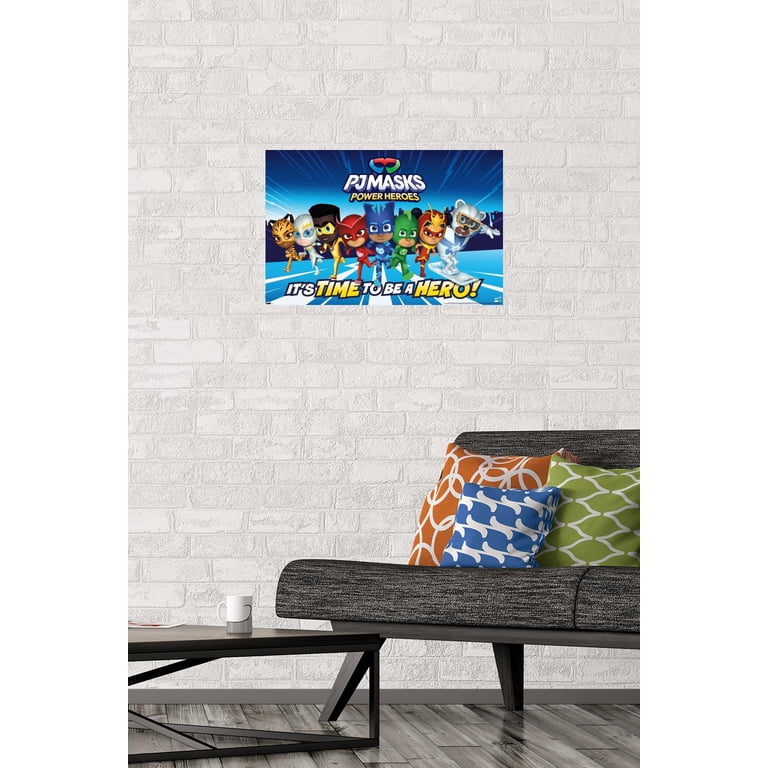PJ Masks - Power Heroes Group Wall Poster, 14.725