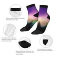 thumbnail image 5 of Pofeuu Northern Lights Print 30cm Socks, Adult Running Hiking Socks for Youth and Adult, 5 of 7