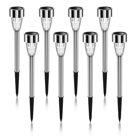 

Ultra Bright Solar Lights Waterproof 8 Pack Auto On/Off Cool White