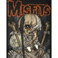 thumbnail image 3 of Misfits T-Shirt Décontracté Col Rond T-Shirt Mode Été Hauts, 3 of 3