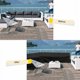 thumbnail image 4 of Funda para muebles de jardín NQ L a prueba de agua sofá de esquina de ratán exteriores tela Oxford 210D 192 x 260 x 78 cm, 4 of 5