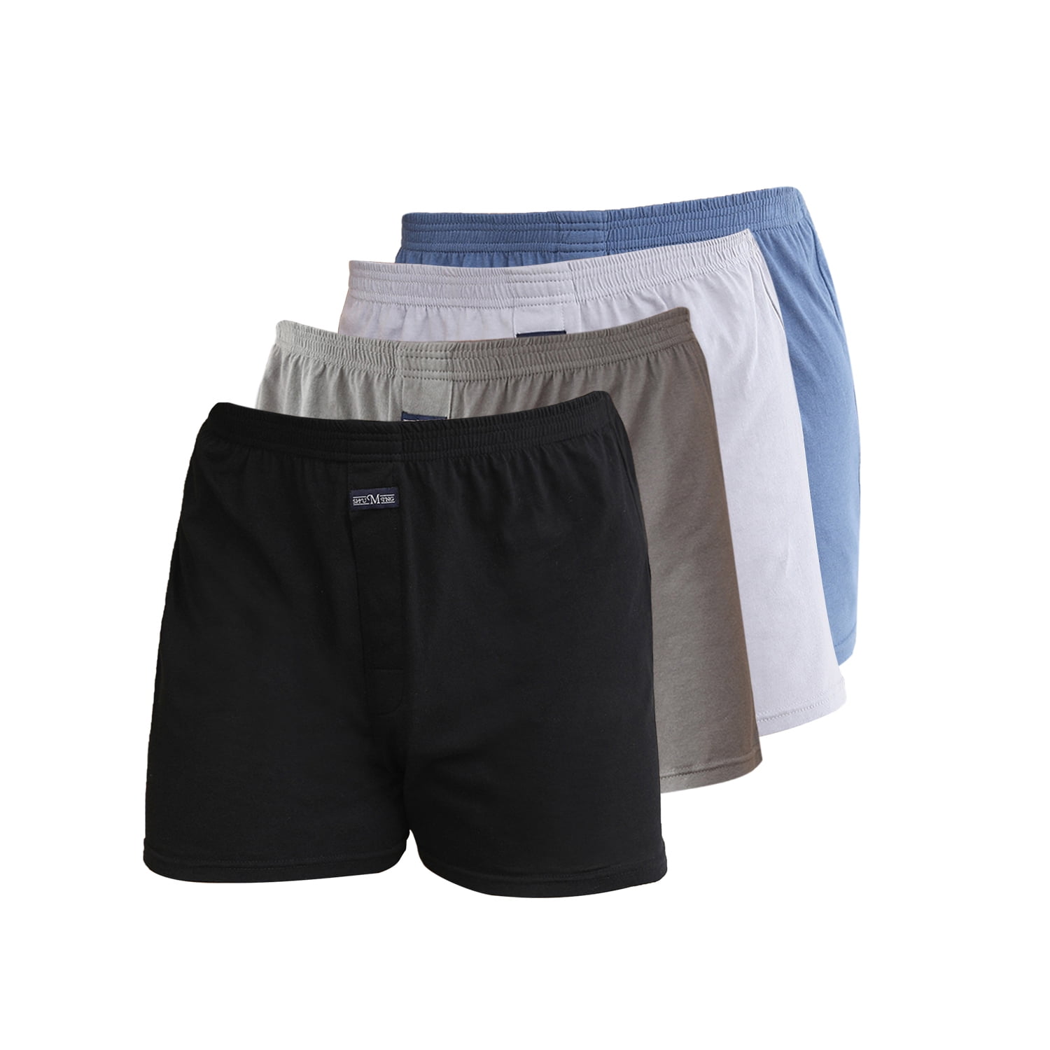 Kamo Men’s Underwear Boxer Soft Cotton Knit Mens Boxer Shorts Underwear ...
