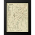 thumbnail image 2 of Baedeker 14x18 Black Modern Framed Museum Art Print Titled - Magdeburg Germany - Baedeker 1914, 2 of 5