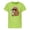 Light Green, variant on Toddler Girls Cute Capybara Graphic T-Shirt Kids Short Sleeve T Shirt, Sizes 4-5