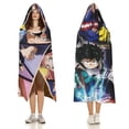 thumbnail image 3 of My Hero Academia Wearable Blanket Cloak Arctic Velvet Hooded Blanket Soft Fuzzy Hoodie Blanket Cape for Adults Kids 50"x60", 3 of 8