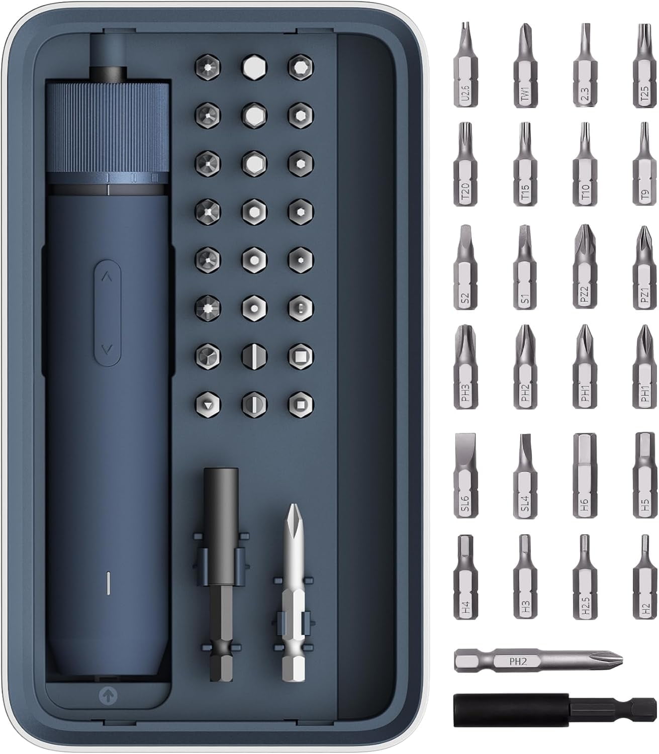 Worx 4v Lithium Screwdriver 36 Piece Set Worx WX240L 4V 3-Speed With USB-C Charging & LED Lights Cordless Screwdriver - View #11