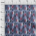 thumbnail image 1 of oneOone Organic Cotton Poplin Twill Fabric Arrow Ikat Print Sewing Fabric BTY 42 Inch Wide, 1 of 4