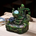 thumbnail image 2 of Rockery Fountain Tabletop Fountain Small Rockery Water Fountain Indoor Water Fountains Tabletop Water Fountain  Rockery Crafts with Atomization Effect Resin Rockery Bonsai Home Decor, 2 of 9