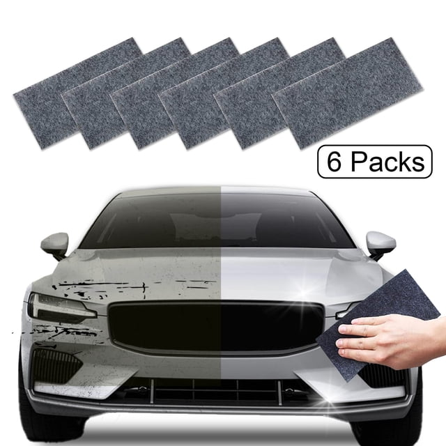Paquete de 6 paños Nano Sparkle Cloth para reparar arañazos de coche, paño Nano Magic para coche, nuevo