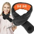 thumbnail image 1 of Heated Scarf 3 Heating Level Heated Neck Wrap Soft USB Heated Neck Scarf with Vibration Massage 4 Massage Mode Comfortable Neck Heating Pad Portable Heated Scarf Easy to Use for Men Women, 1 of 10