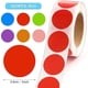 thumbnail image 2 of 3000 Pieces Removable Color Code Dot Round Sticker Rolls Adhesive Circle Dot Sticker Label 500 Pieces/ Roll , 1 Inch (blue, Red, Pink, Orange, Green, 2 of 5