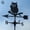 G, variant on Clearance! Owl/Eagle Weather Vane Stainless Steel Weather Vane Garden-Decor Scene Barn B1P7