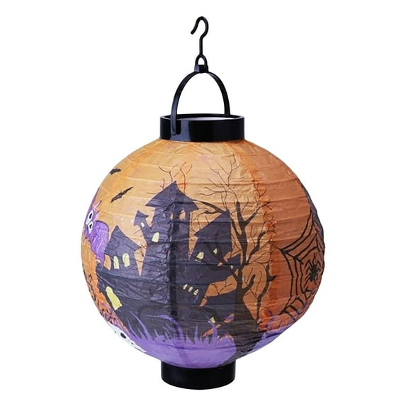 VerPetridure Ghost Festival Haunted House Venue Layout Props Lantern Hanging Luminous Lantern Pendant Haunted Festival Haunted House Venue Decoration Props Lantern Hanging Luminous