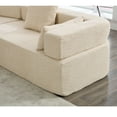 thumbnail image 3 of Oversized Curved Boucle Sofa / Cosy Seating for Spending Time Alone, 3 of 6
