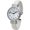 White, variant on Blekon Collections Japanese Quartz 30mm Womens Snake Style Leather Cuff Bangle Watch