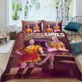 thumbnail image 2 of Chicas Broke Conjunto de sábanas temático, trío de piezas, cómodo y amigable con la piel, diseño único, regalo de decoración para el hogar para familiares, amigos y fans,173cm *218cm, 2 of 6